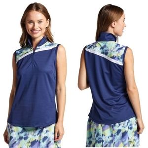 NWT Bermuda Sands Women's Golf Polo Aubrey Sublimated Sleeveless Size S